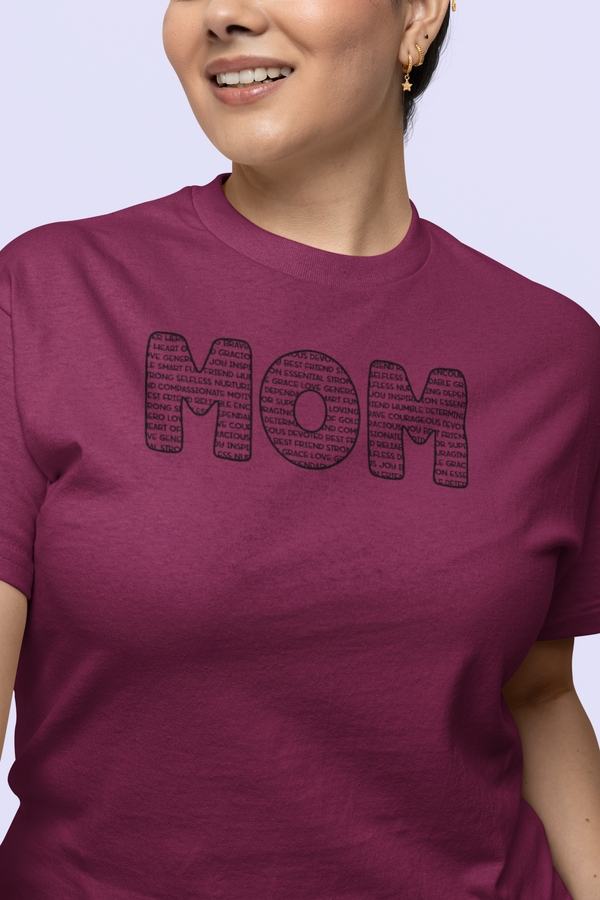 Mother's Day - MOM Words T-Shirt
