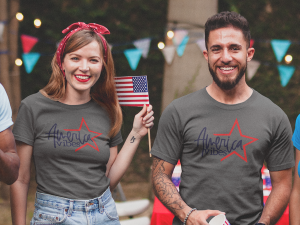4th of July -America Vibes Unisex T-Shirt