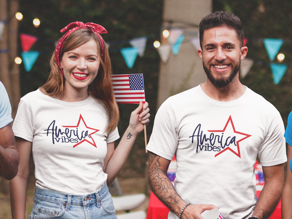 4th of July -America Vibes Unisex T-Shirt