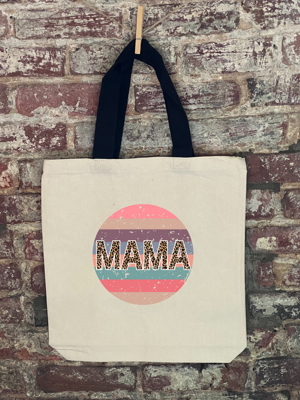 MAMA Pastel Canvas Bag