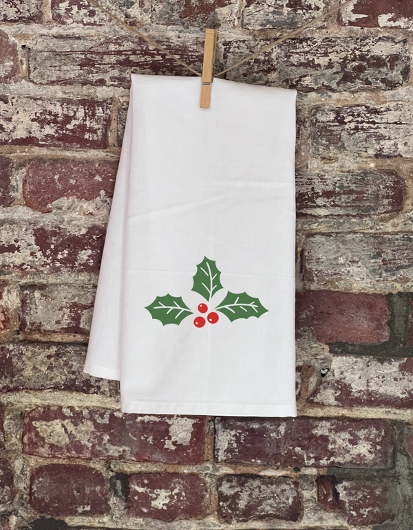 Kitchen Towels - Christmas - Christmas Holly