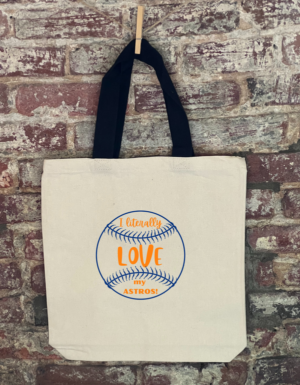 ASTROS - I Literally Love My Astros - Canvas Bag