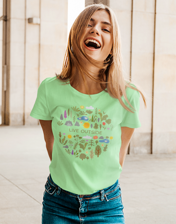 Live Outside Youth T-Shirt / Love is Fearless - Janet Newberry Collection