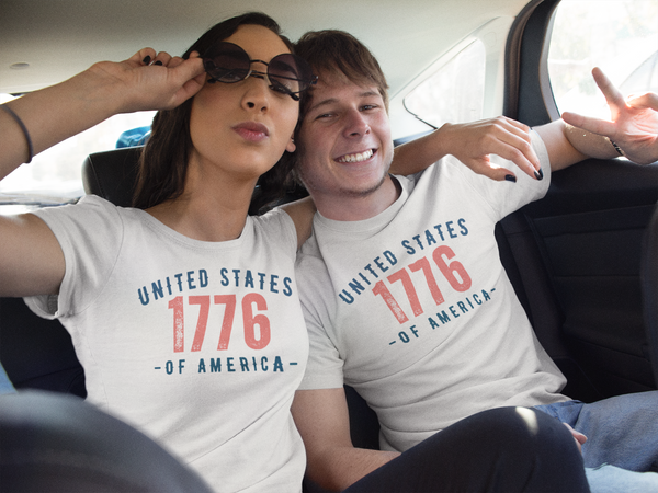 4th of July Vintage USA 1776 Unisex T-Shirt