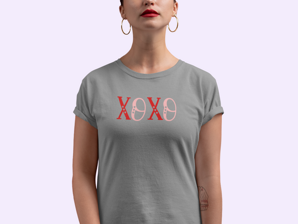 Valentine's Day - XOXO with Hearts T-Shirt