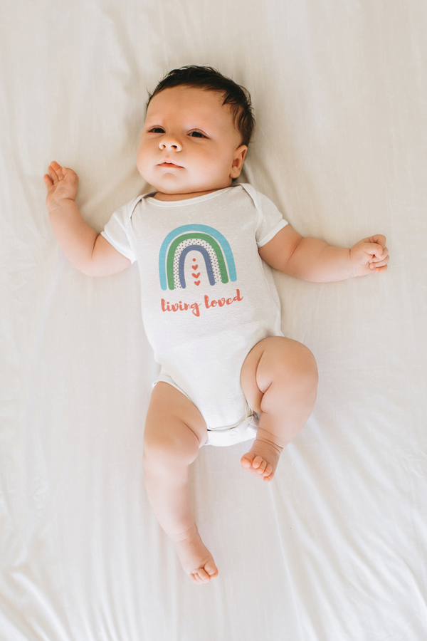 Living Loved Rainbow - Infant Onesie