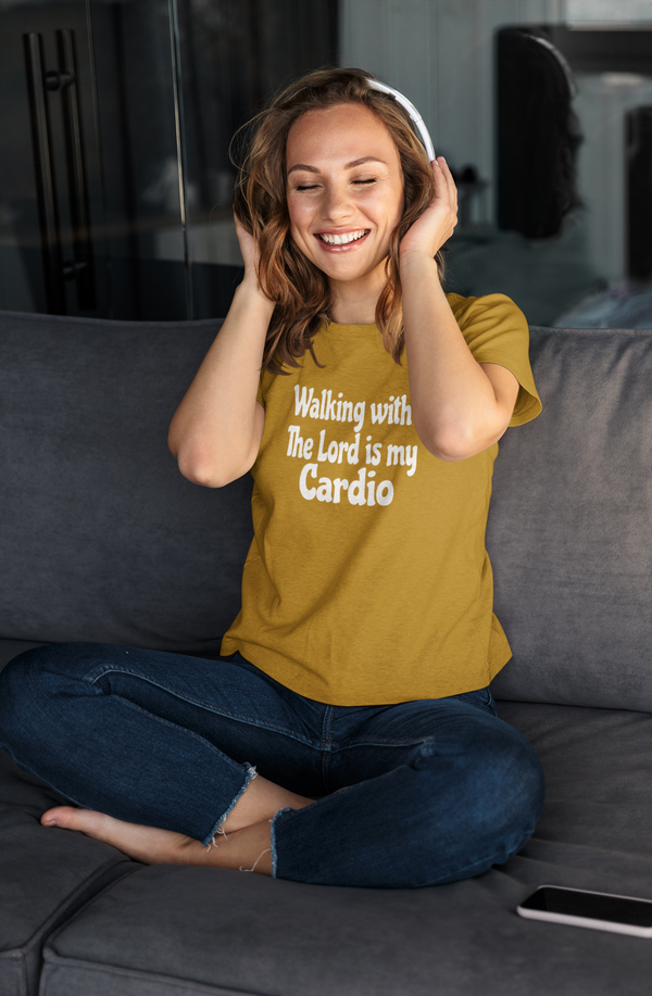 Walking With The Lord is My Cardio T-Shirt
