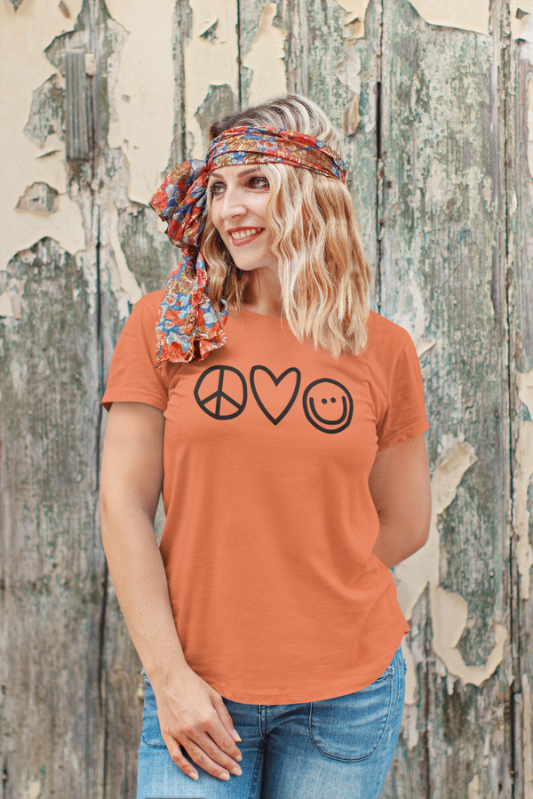 Peace Love Happy T-Shirt