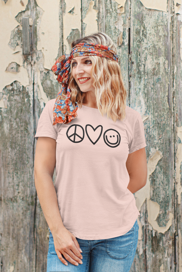 Peace Love Happy T-Shirt
