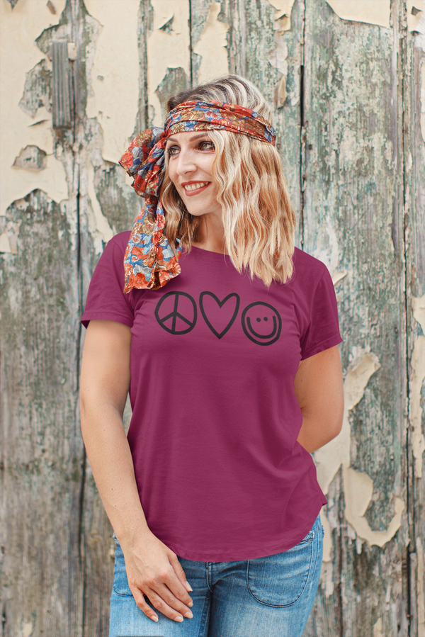 Peace Love Happy T-Shirt