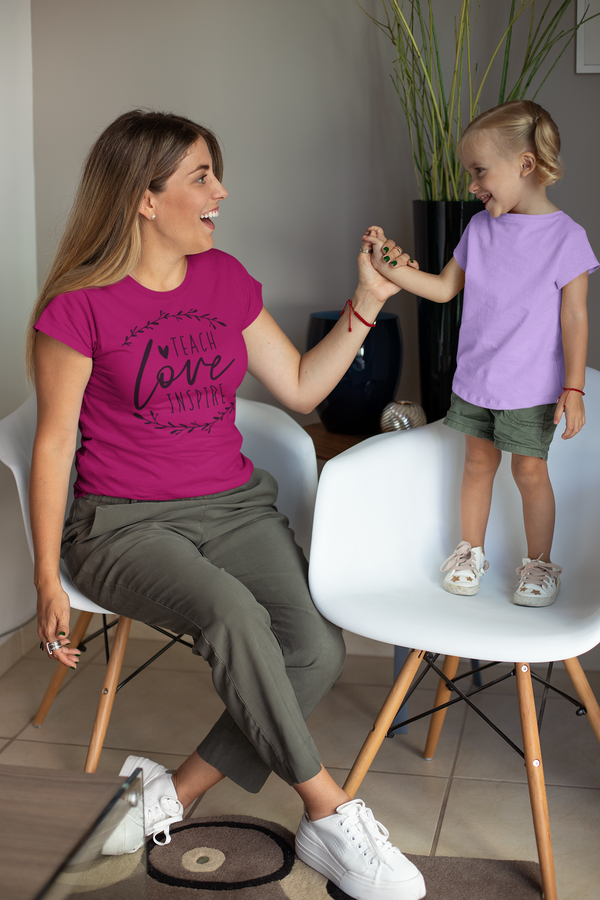 Teachers- Teach Love Inspire T-Shirt