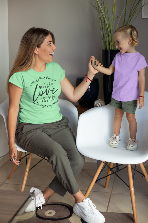 Teachers- Teach Love Inspire T-Shirt