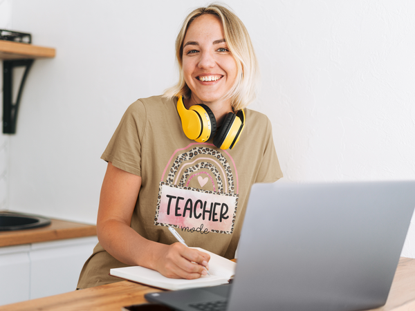 Teachers - Teacher Mode With Rainbow T-Shirt
